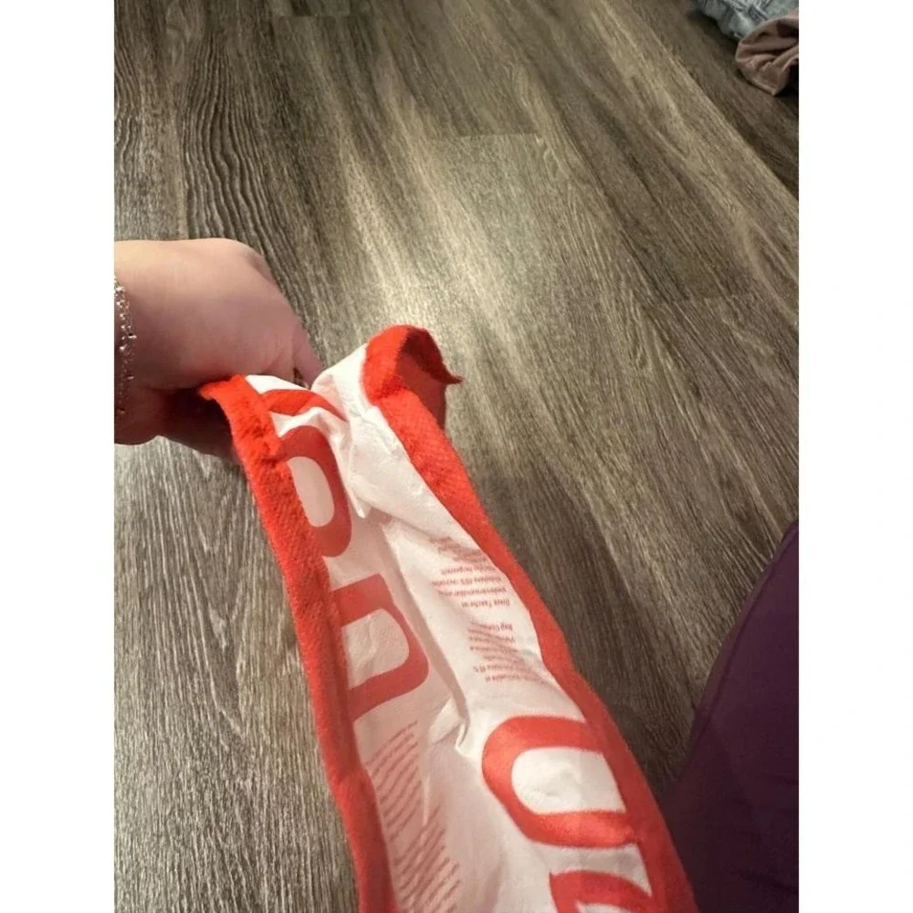 Lululemon Red‎ Reusable Shopping Bag Tote